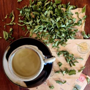 Verveine citronnée avec tasse