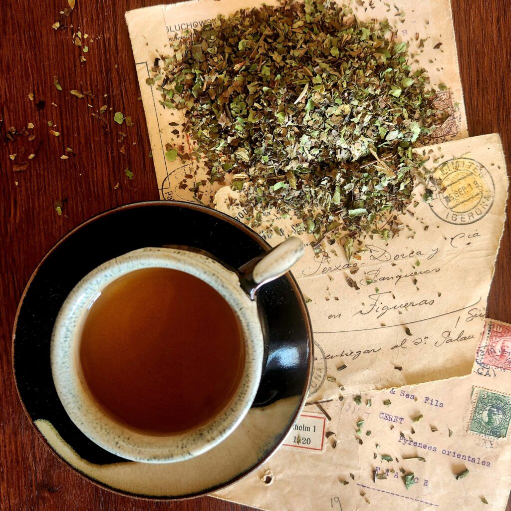 Zeste de Géranium avec tasse
