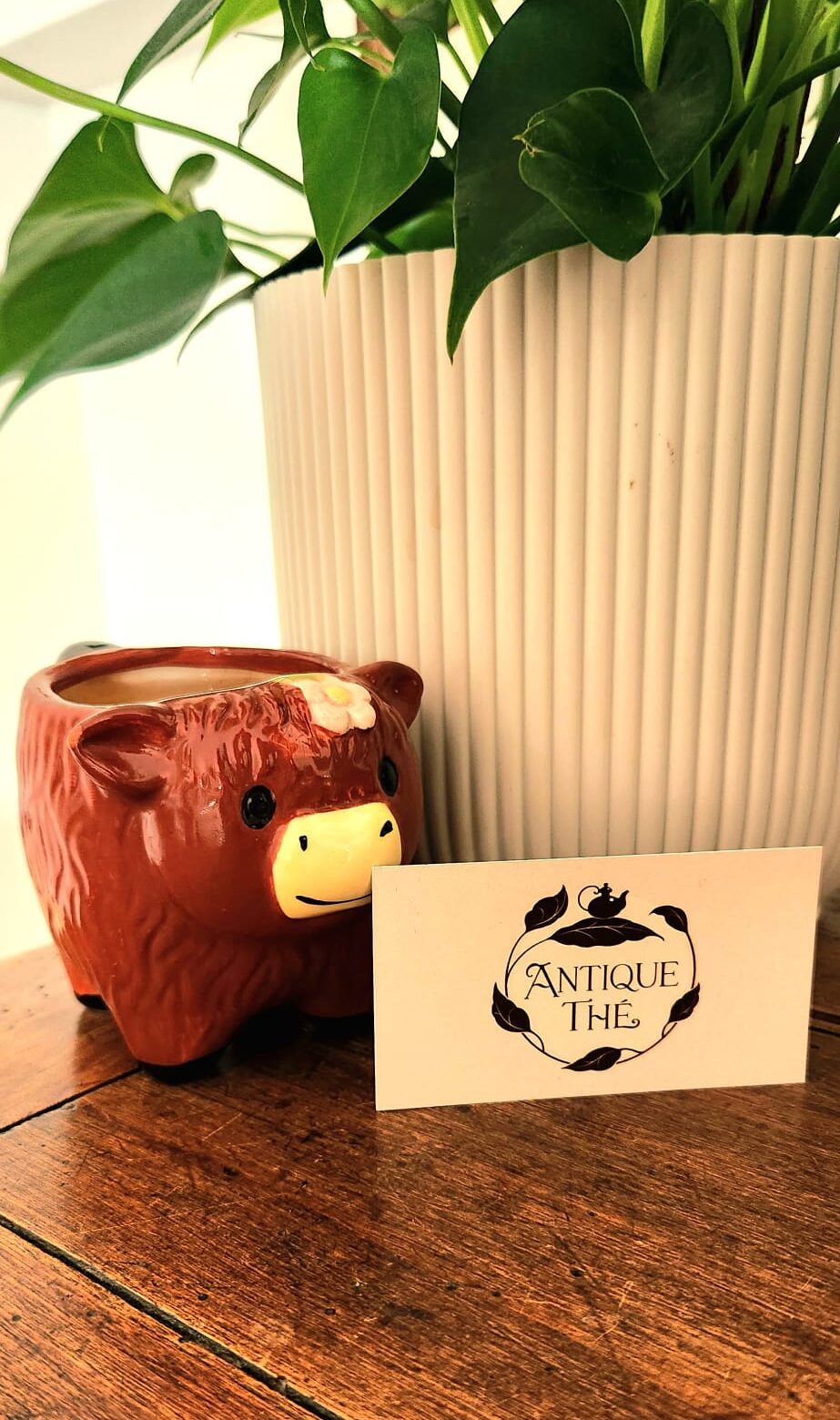 Cartes de visite Antique Thé