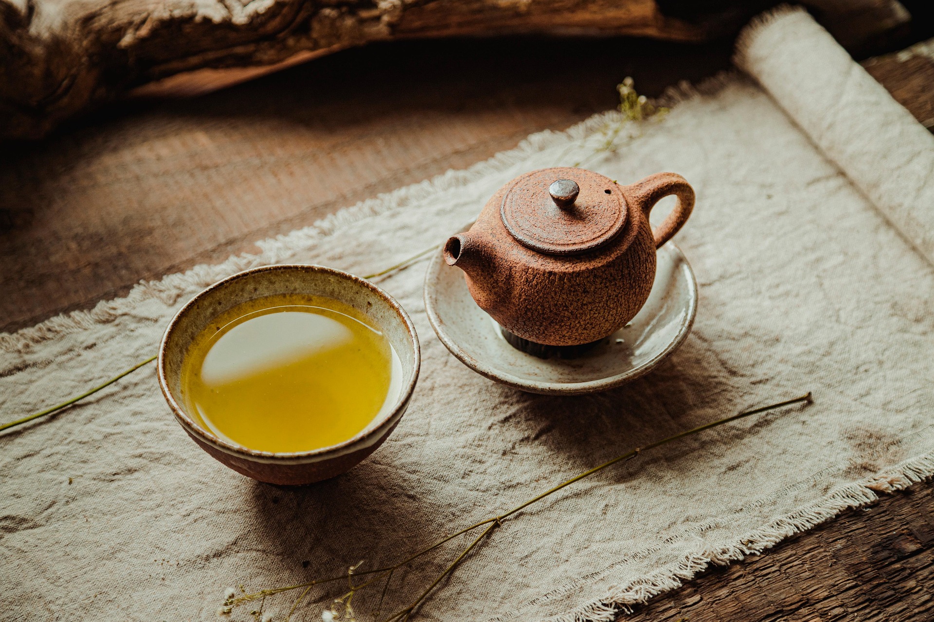 Cérémonie gong fu cha avec théière yixing