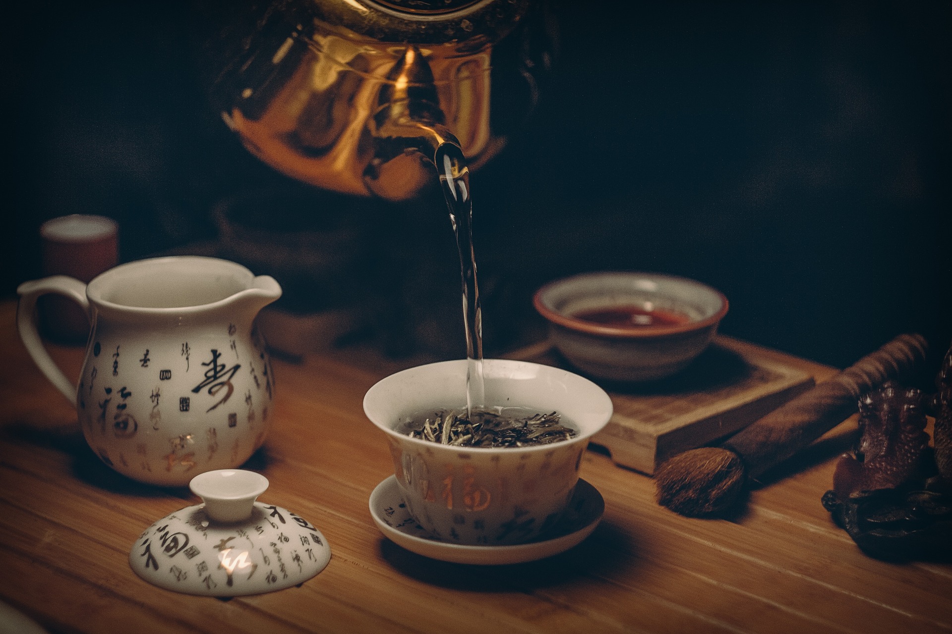 Gaiwan en porcelaine pour la dégustation du thé